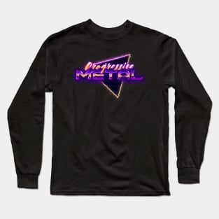 Progressive Metal 80's Style Long Sleeve T-Shirt